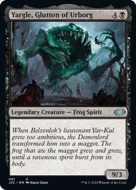 (英)アーボーグの暴食、ヤーグル / Yargle, Glutton of Urborg【J22】 No.491
