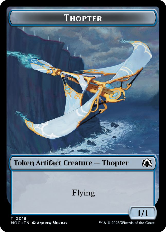 (英)飛行機械トークン / Thopter Token No.016 - 金トークン / Gold Token【MOC-TOKEN】 No.036