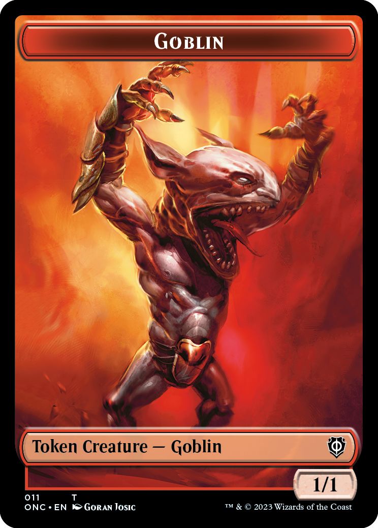 (英)ゴブリントークン / Goblin Token No.011 - レベルトークン / Rebel Token【ONC-TOKEN】 No.005
