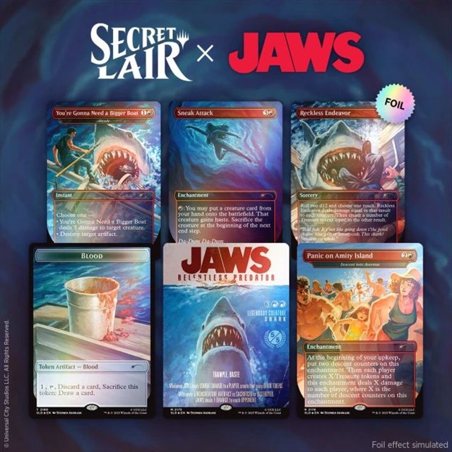 (英)Secret Lair x Jaws: Terror of Amity Island Foil Edition 【BOX】 ※発送方法は「ゆうパック」を選択してください。
