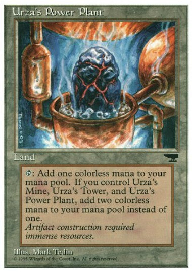 (英)ウルザの魔力炉 / Urza's Power Plant【CHR】 (るつぼの中の岩) No.120