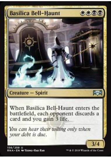 (英)【Foil】聖堂の鐘憑き / Basilica Bell-Haunt【RNA】 No.156