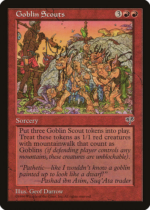 (英)ゴブリン斥候隊 / Goblin Scouts【MIR】 No.178