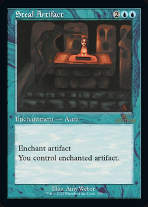 (英)秘宝奪取 / Steal Artifact【30A】 旧枠加工カード No.378 ※トーナメントで使用することはできません。