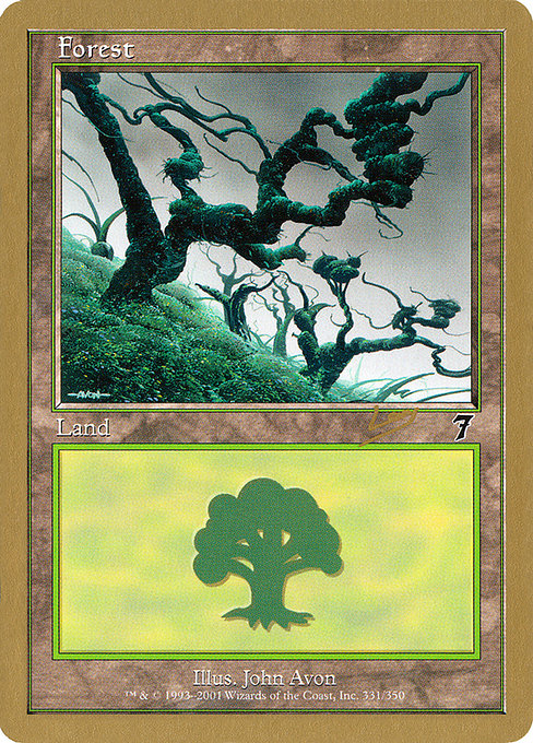 (英)森 / Forest【WC02】 World Championship Decks 2002 Raphael Levy 金枠 No.131