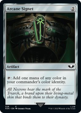 (英)【Surge-Foil】秘儀の印鑑 / Arcane Signet【40K】 No.228