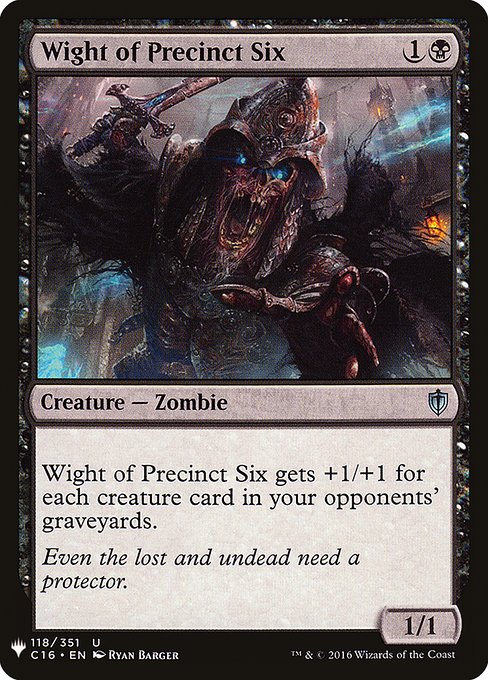 (英)第6管区のワイト / Wight of Precinct Six【MB1】 No.0825