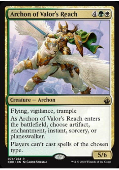 (英)【Foil】武勇の場の執政官 / Archon of Valor's Reach【BBD】 No.074
