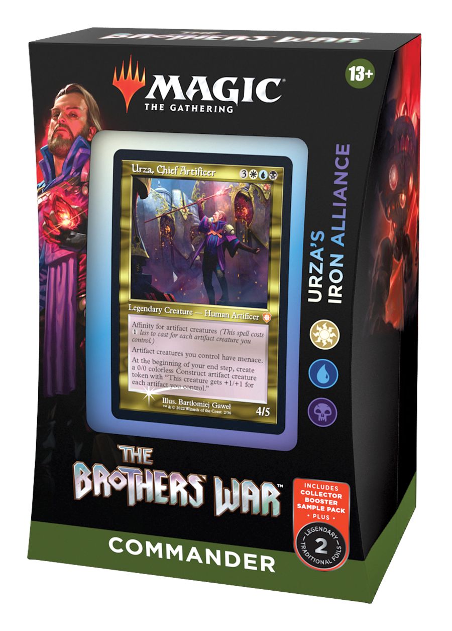 (英)兄弟戦争 統率者デッキ「ウルザの鐵同盟」 / The Brothers' War Commander Deck "Urza's Iron Alliance"【BOX】 ※発送方法は「ゆうパック」を選択してください。