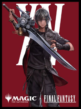 【サプライ】 エンスカイ マジック：ザ・ギャザリング--FINAL FANTASY プレイヤーズカードスリーブ MFS-37 「キャラクター」ボーダーレス版《ルシスの王子、ノクティス》 (80枚入り) ※発送方法は「ゆうパック」を選択してください。