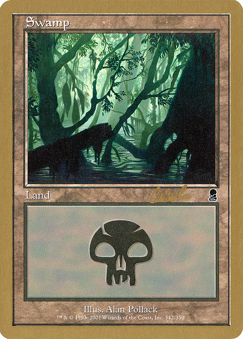 (英)沼 / Swamp【WC02】 World Championship Decks 2002 Carlos Romao 金枠 No.118