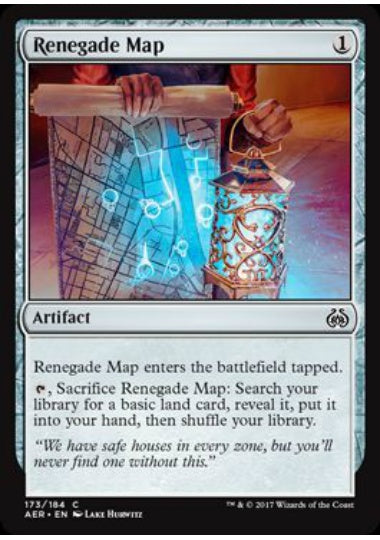 (英)【Foil】改革派の地図 / Renegade Map【AER】 No.173