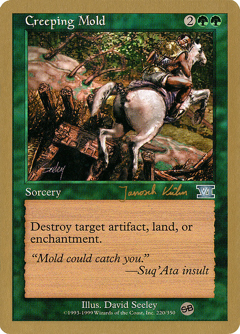 (英)忍び寄るカビ / Creeping Mold【WC00】 World Championship Decks 2000 Janosch Kuhn サイドボード 金枠 No.053