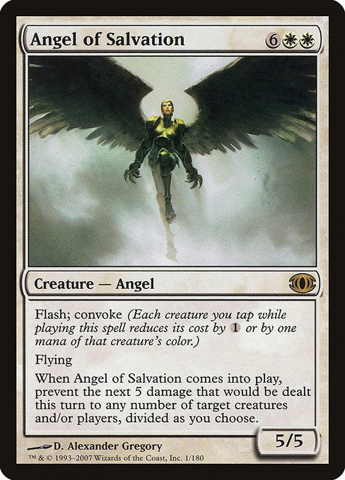 (英)【Foil】救済の天使 / Angel of Salvation【FUT】 No.001