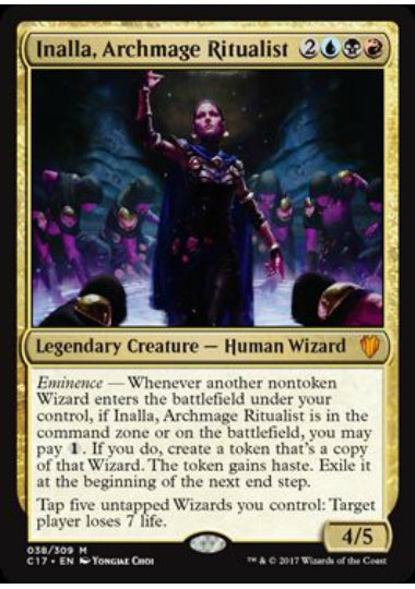 (英)【Foil】儀式の大魔導師、イナーラ / Inalla, Archmage Ritualist【C17】 No.038