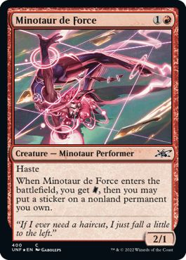 (英)【ギャラクシーFoil】Minotaur de Force【UNF】 No.400