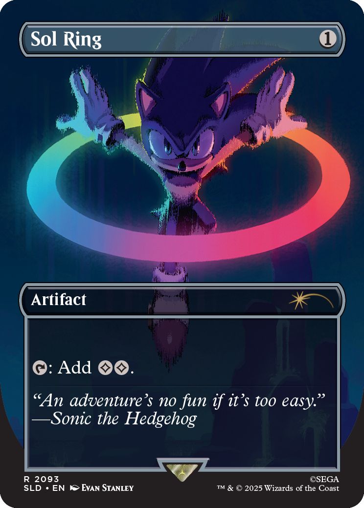 (英)【Foil】太陽の指輪 / Sol Ring【SLD】 Secret Lair x Sonic: Chasing Adventure No.2093
