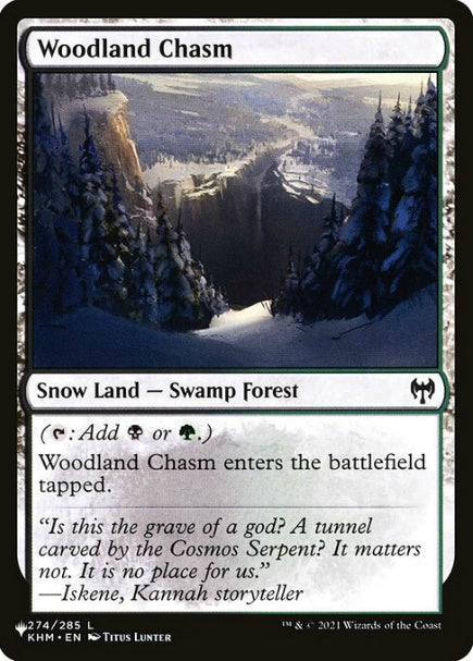 (英)森林の地割れ / Woodland Chasm【SLD-C23-01】 From Cute to Brute No.087