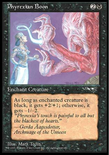 (英)Phyrexian Boon【ALL】 (驚いた男) No.058B