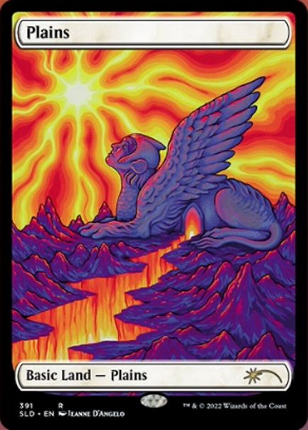 (英)【Foil】平地 / Plains【SLD】The Astrology Lands: Leo No.391