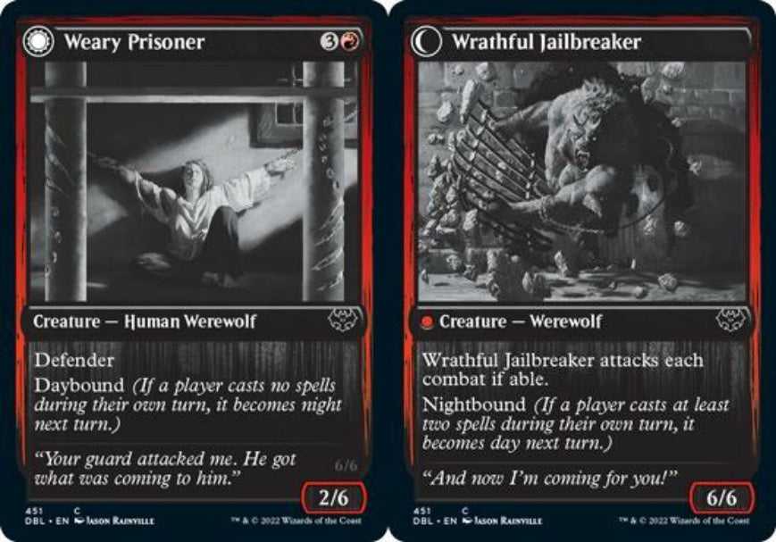 (英)困憊の在監者 / Weary Prisoner - 憤怒の脱獄者 / Wrathful Jailbreaker【DBL】 No.451