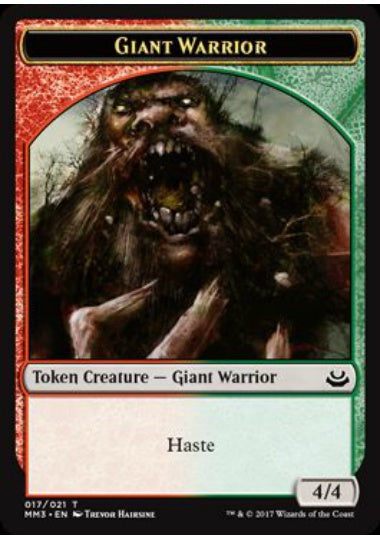 (英)巨人・戦士トークン / Giant Warrior Token【MM3-TOKEN】 No.017