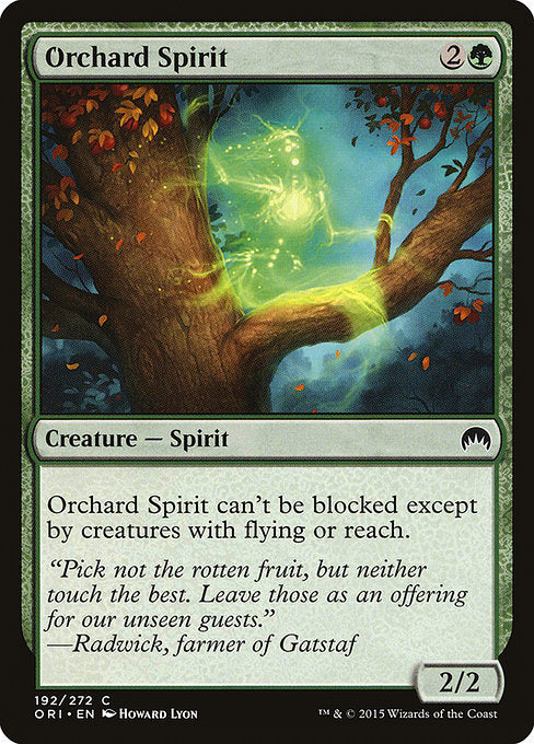 (英)【Foil】果樹園の霊魂 / Orchard Spirit【ORI】 No.192
