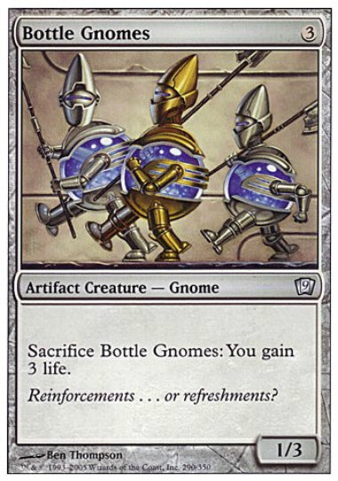 (英)【Foil】ボトルのノーム / Bottle Gnomes【9ED】 No.290