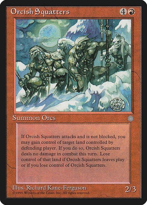 (英)居座りオーク / Orcish Squatters【ICE】 No.211