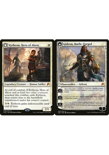 (英)【Foil】アクロスの英雄、キテオン / Kytheon, Hero of Akros - 歴戦の戦士、ギデオン / Gideon, Battle-Forged【ORI】 No.023