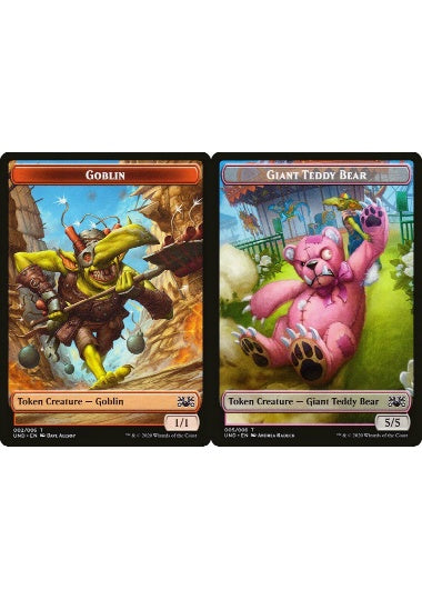 (英)ゴブリントークン / Goblin Token No.002 - 巨人・ぬいぐるみ・熊トークン / Giant Teddy Bear Token【UND-TOKEN】 No.005