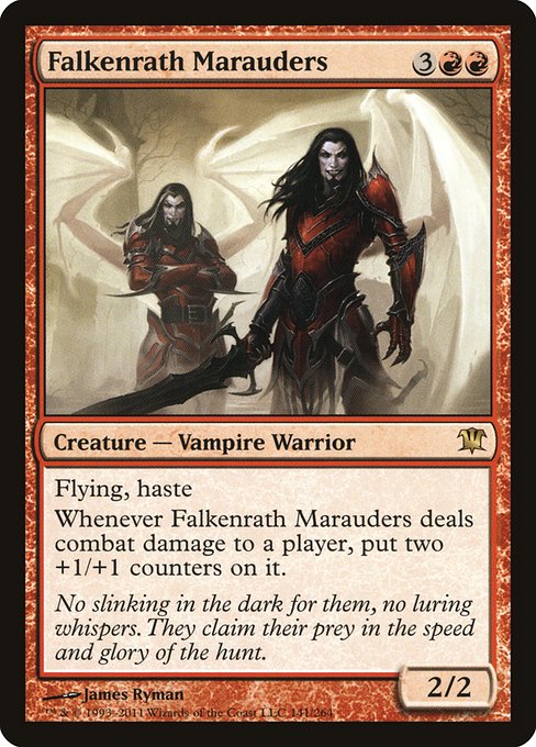 (英)【Foil】ファルケンラスの匪賊 / Falkenrath Marauders【ISD】 No.141