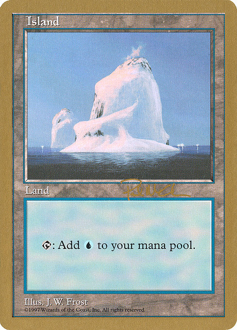 (英)島 / Island【WC97】 World Championship Decks 1997 Paul McCabe 金枠 No.105