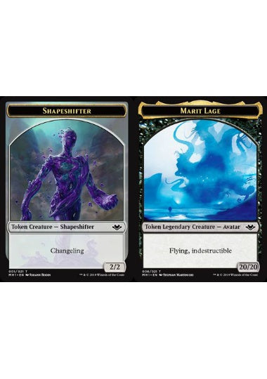 (英)多相の戦士トークン / Shapeshifter Token No.001 - マリット・レイジトークン / Marit Lage Token【MH1-TOKEN】 No.006