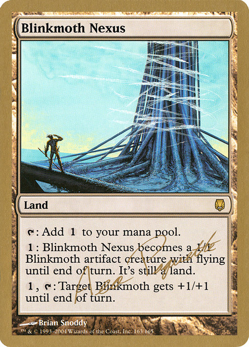 (英)ちらつき蛾の生息地 / Blinkmoth Nexus【WC04】 World Championship Decks 2004 Aeo Paquette 金枠 No.066
