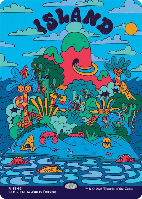 (英)島 / Island【SLD】 Flower Power No.1946