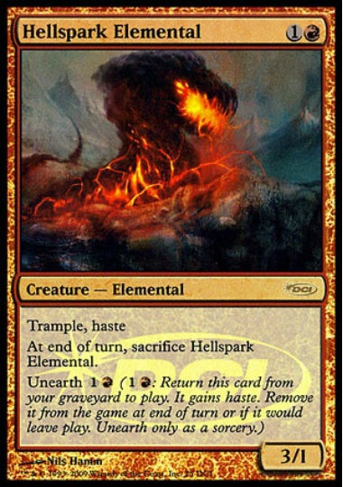 (英)【Foil】地獄火花の精霊 / Hellspark Elemental【PRM】ゲートウェイプロモ No.009
