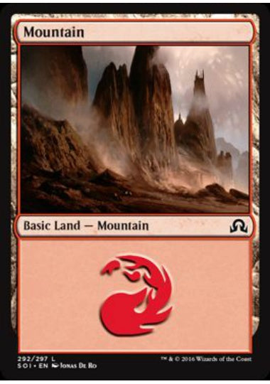 (英)【Foil】山 / Mountain【SOI】 No.292