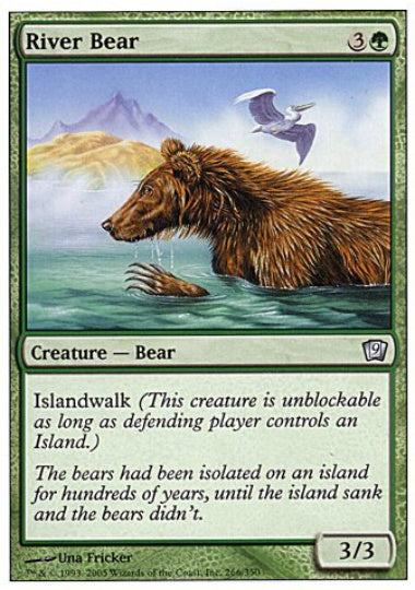 (英)河熊 / River Bear【9ED】 No.266