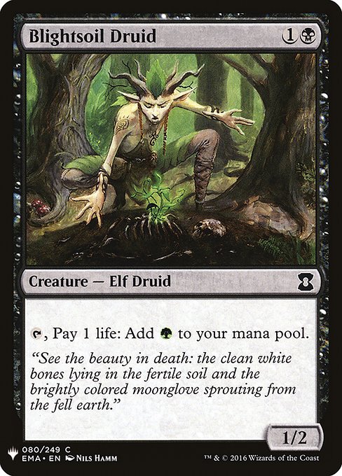 (英)病み土のドルイド / Blightsoil Druid【MB1】 No.0579