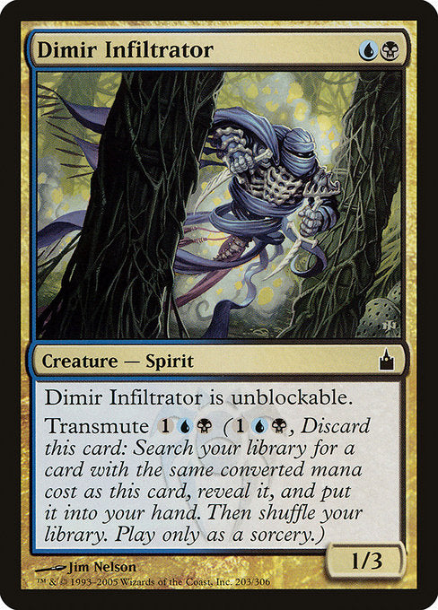 (英)ディミーアの浸透者 / Dimir Infiltrator【RAV】 No.203