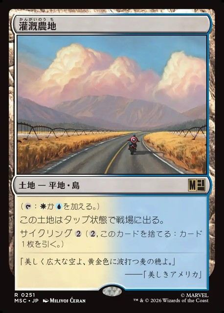 (日)灌漑農地 / Irrigated Farmland【MSC】 No.251