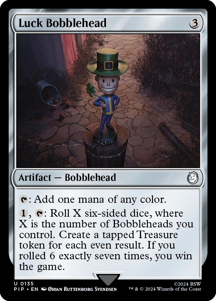(英)【Foil】ラックのボブルヘッド / Luck Bobblehead【PIP】 No.0135
