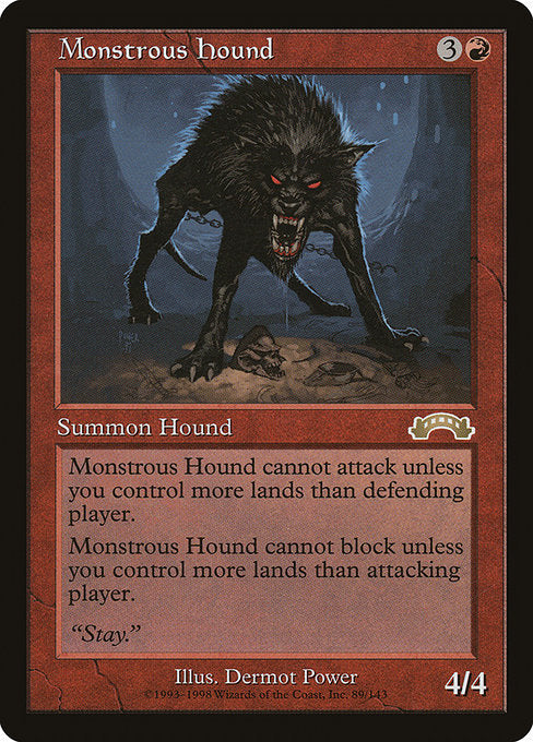 (英)巨怪なる猟犬 / Monstrous Hound【EXO】 No.089