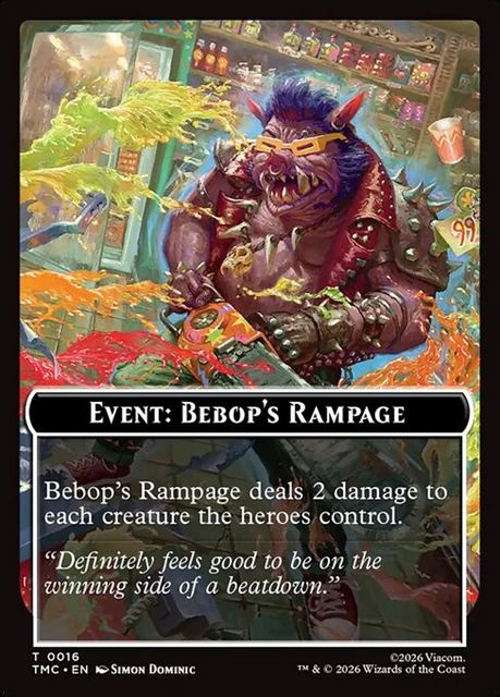 (英)Event: Bebop's Rampage 【TMC-TOKEN】 No.016