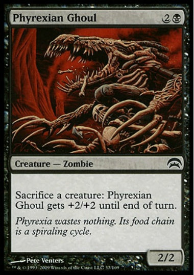 (英)ファイレクシアの食屍鬼 / Phyrexian Ghoul【HOP】 No.037