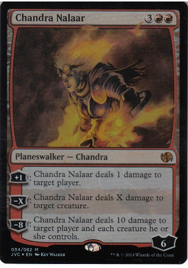 (英)【Foil】チャンドラ・ナラー / Chandra Nalaar【DDAJVC】絵違いFoil No.034