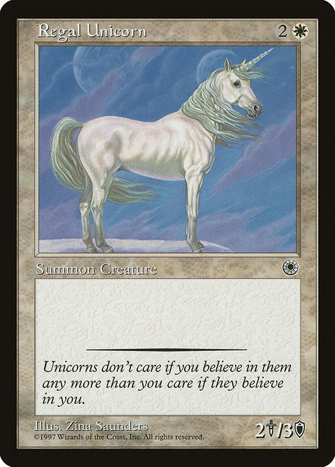 (英)皇帝一角獣 / Regal Unicorn【POR】 No.022