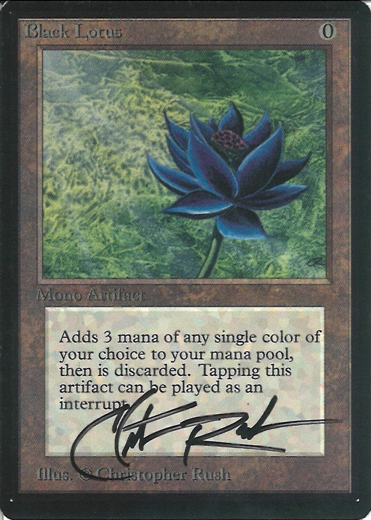 (英)Black Lotus【BETA】 No.233 サイン入り [委託販売品]