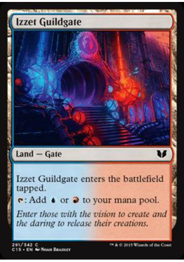 (英)イゼットのギルド門 / Izzet Guildgate【C15】 No.291
